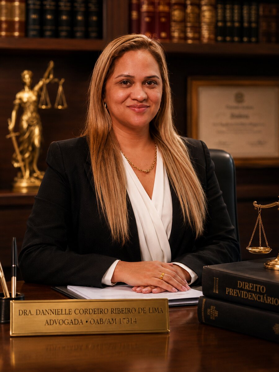 Dra. Dannielle Cordeiro Ribeiro de Lima — Advogada Previdenciária OAB/AM 17.314